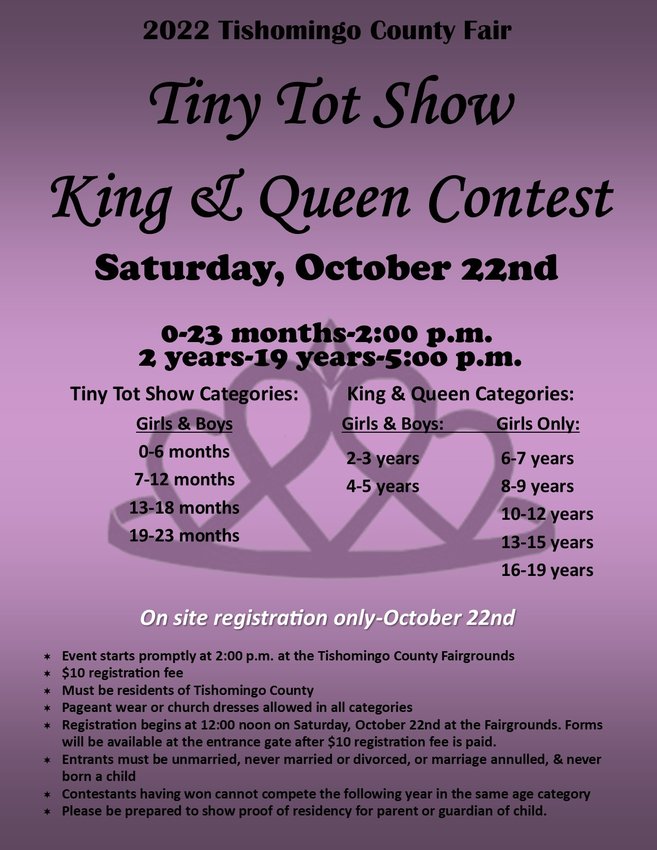 Annual Fair Pageants Tishomingo County News
